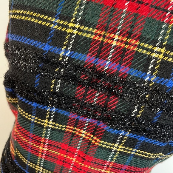 NWT J. Crew Red and Black Sheath Sleeveless Midi Dress - Picture 3 of 8